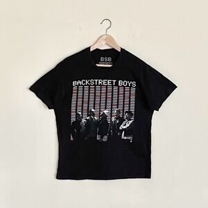 Backstreet Boys DNA World Tour Graphic Black Concert T Shirt Adult size Medium